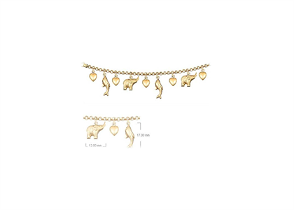 Gold Plated | Charm Anklets